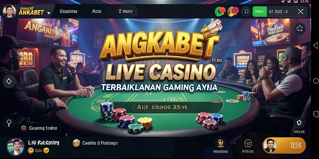 Tampilan gameplay Live Casino yang menarik dan interaktif.