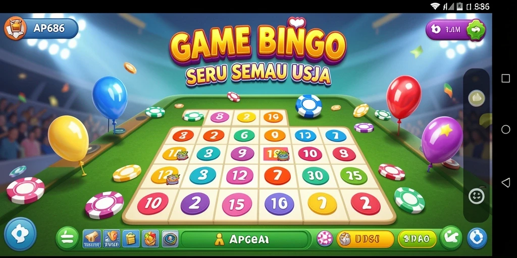 Tampilan gameplay seru dari AP686 dengan fitur Bingo yang menarik.