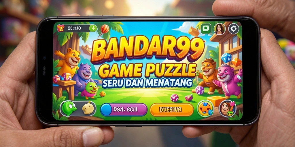 Tampilan gameplay menarik dari game Puzzle BANDAR99.
