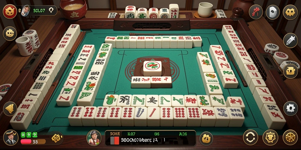 Gameplay menantang dari BOLA07 dengan desain Mahjong yang menarik.