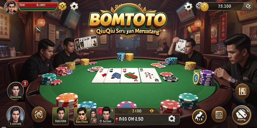 Gambaran permainan QiuQiu yang menarik dan penuh strategi.