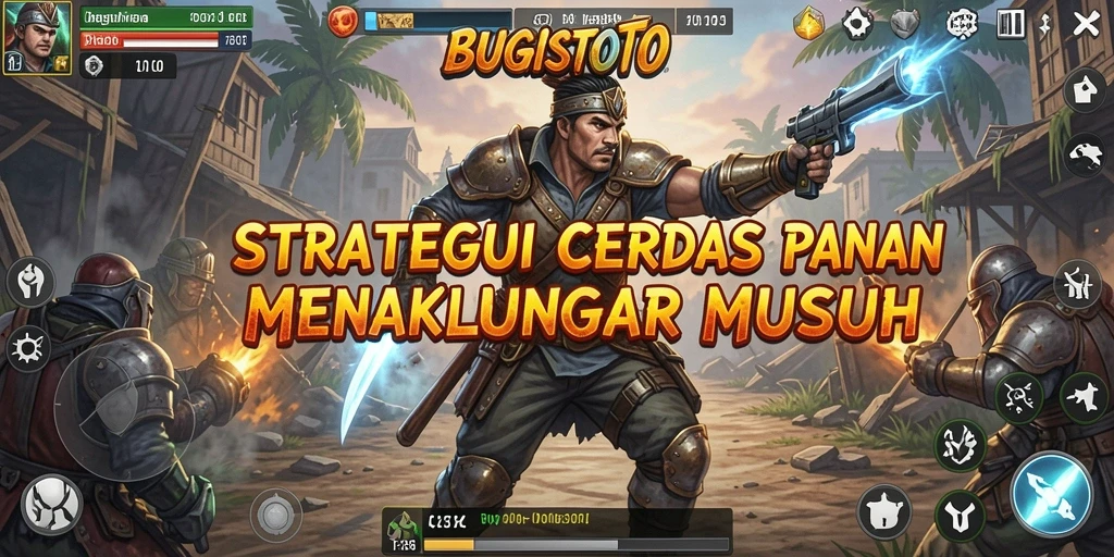 Tampilan gameplay menegangkan dan penuh strategi dalam BUGISTOTO.