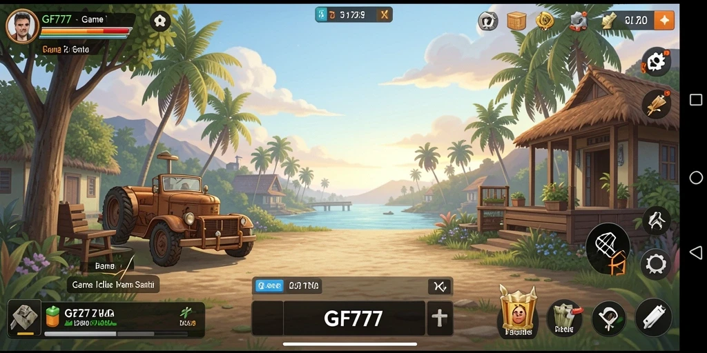 Screenshot gameplay <strong>GF777</strong> menampilkan pengalaman idle yang menarik.