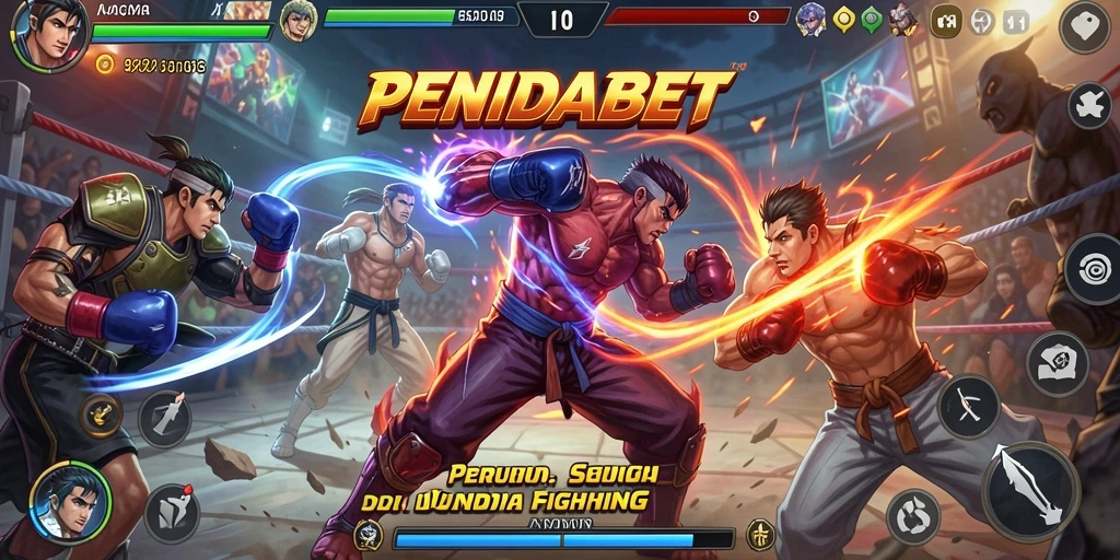 Tampilan pertarungan seru dalam game PENIDABET yang penuh aksi.