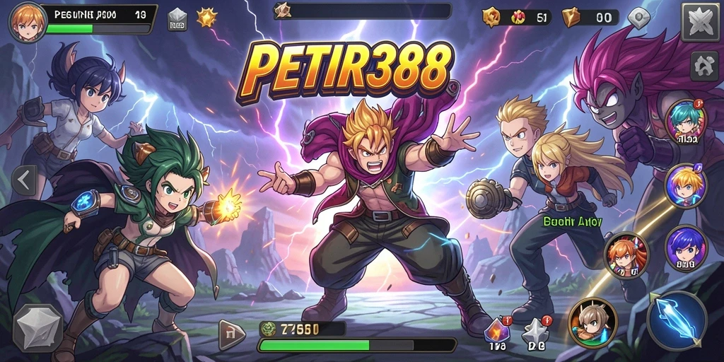 Tampilan gameplay <strong>PETIR388</strong> yang menarik dan seru.