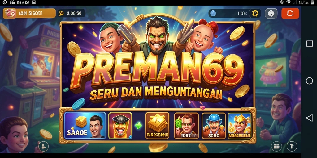 Gameplay seru dan mendebarkan dari PREMAN69.