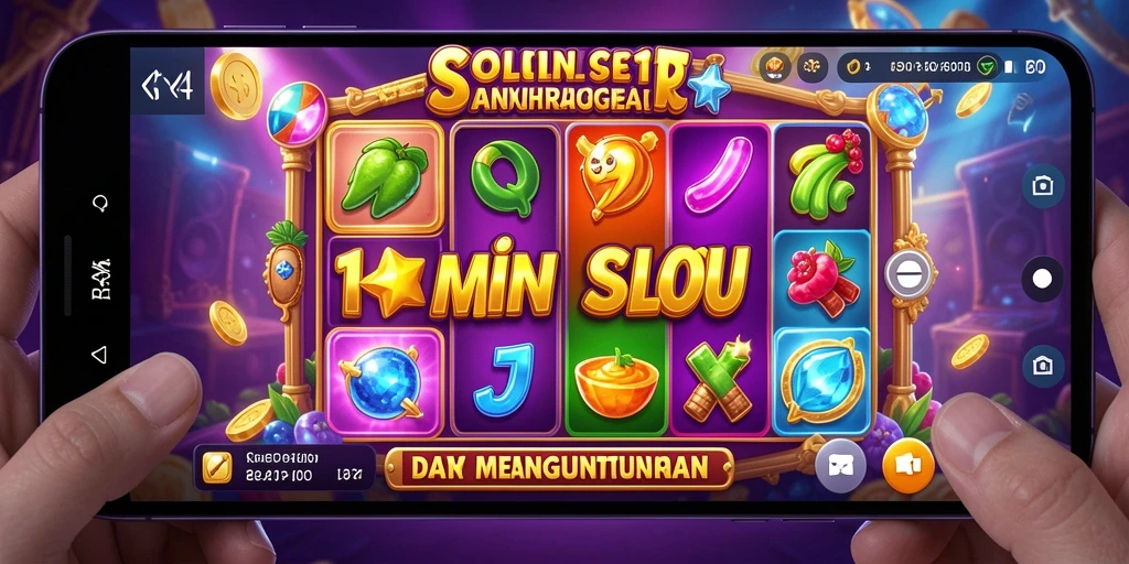 Tampilan menarik dari gameplay slot di RR44 yang mendebarkan.