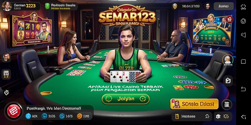 Tampilan gameplay Live Casino SEMAR123 yang menarik dan interaktif.