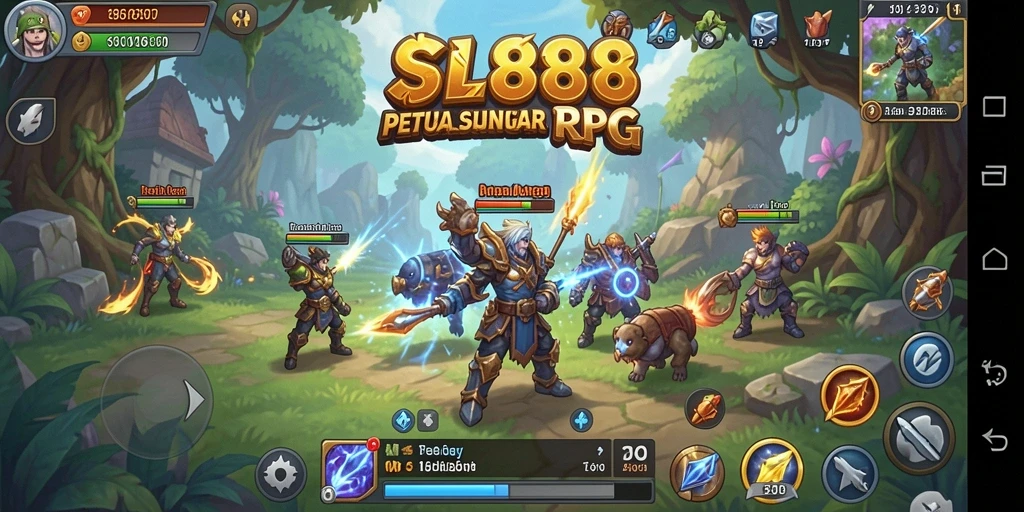 Tampilan menangkap momen seru saat bertarung dalam SL888.