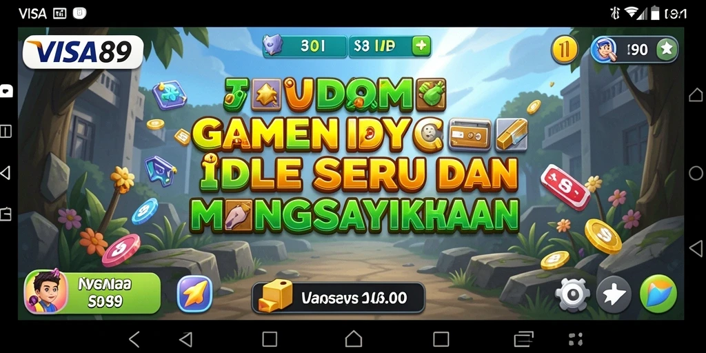 Screenshot gameplay <strong>VISA89</strong> menampilkan aksi pengumpulan sumber daya yang mengasyikkan.